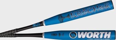 2022 Worth KReCHeR XL USSSA slowpitch bat 34" 25oz 13.5" endload softball WRH22U
