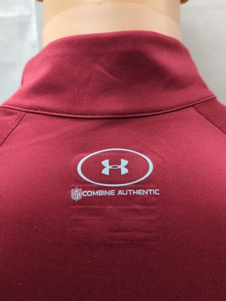 Washington State Cougars 1/2 zip pull over. Stitched graphic. Under Armour.  Tagged as a medium