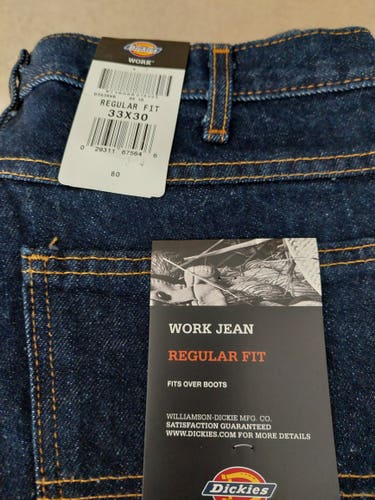 New Size 33 x 30 Dickies Jeans