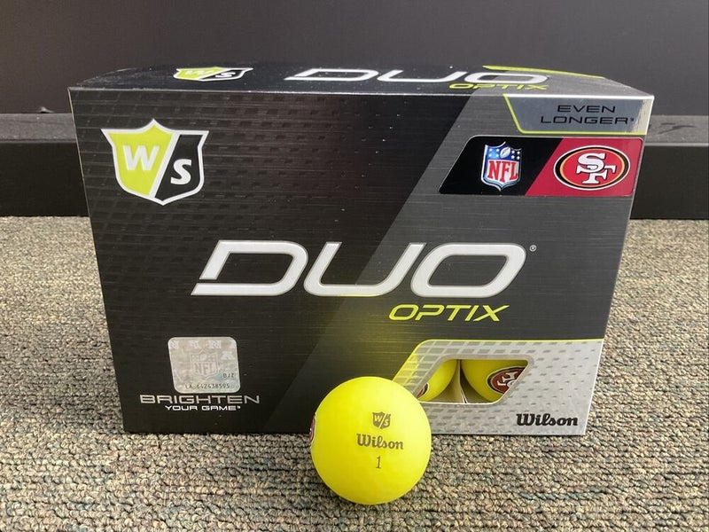 Wilson Staff Duo Optix NFL Golf Balls Green, Seattle Seahawks, 12