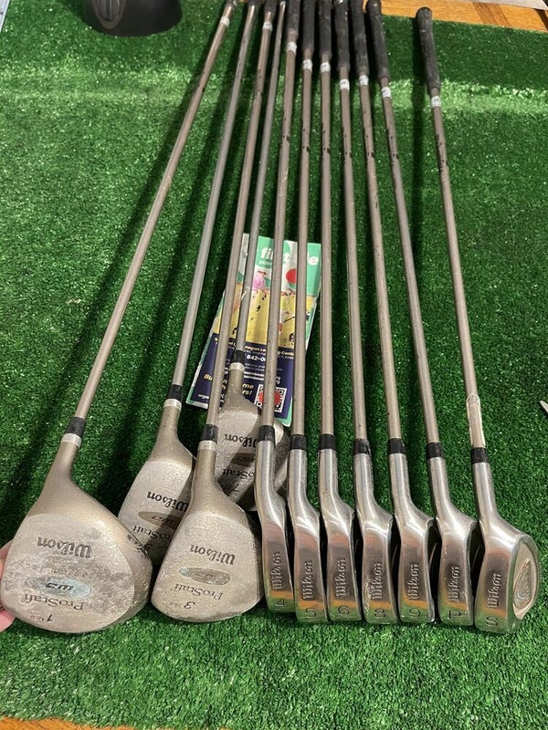 Wilson Hope Women's D, 3w, 5w, 7w, 5-PW, P Complete Set RH -0.5 in Steel  Ladies