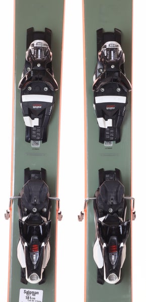 Used 2022 Salomon QST 106 skis w/ Look NX 12 bindings, size 181 (Option 220541)