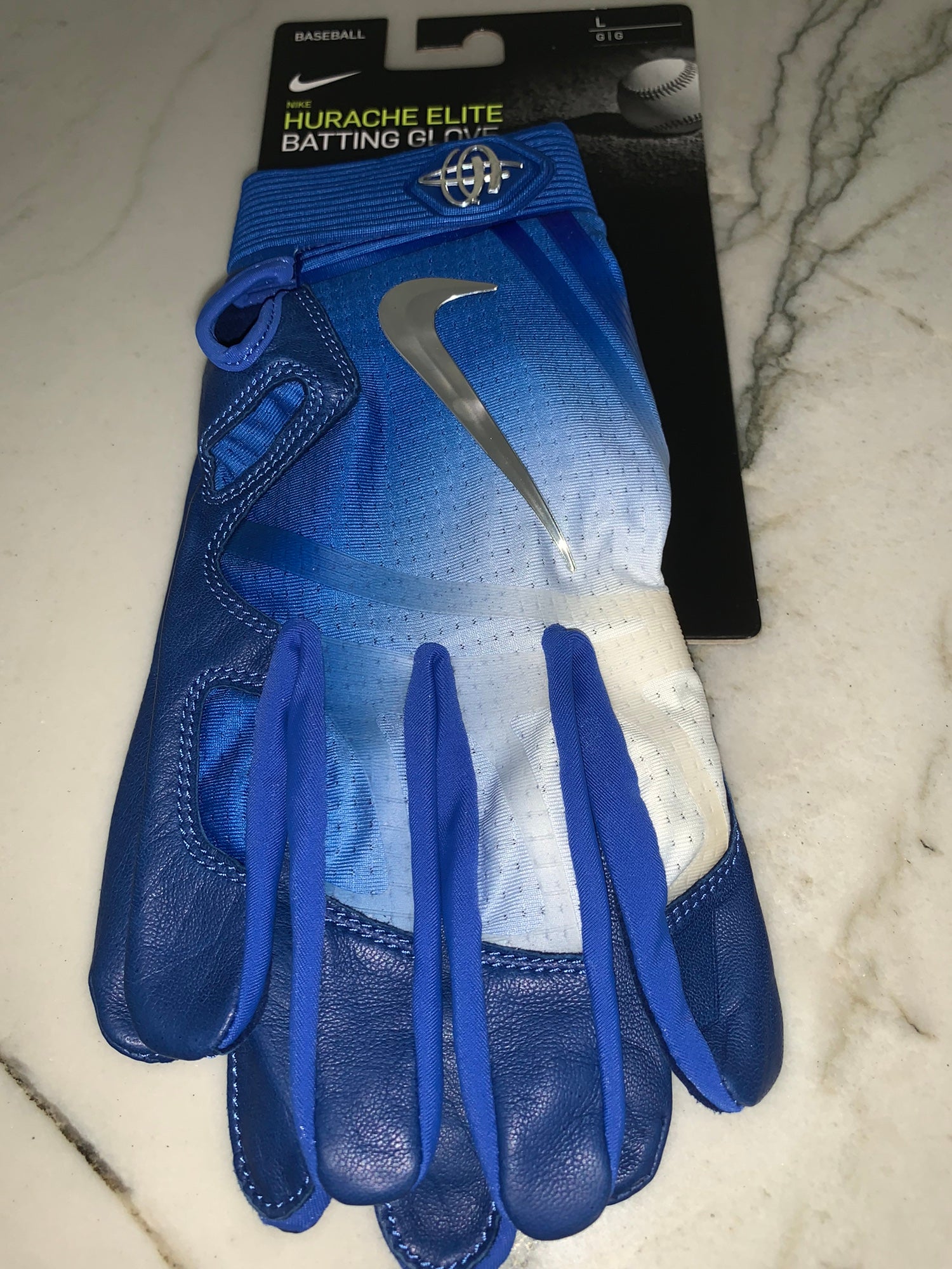 シリアルシール付 NIKE SWINGMAN Batting Gloves Size L - グローブ