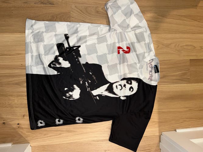 Scarface Themed Shooting Shirt White Used XL  Shirt