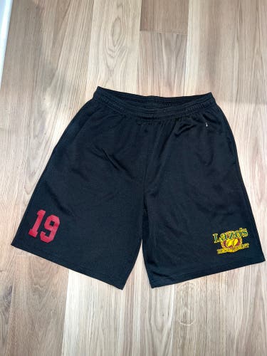 Lazo’s Tacos Team Black Used XL Boombah Shorts