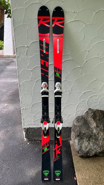 Rossignol 165cm Hero Athlete SL Skis w/ Look SPX 15 Bindings