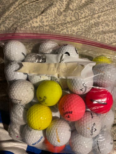 Used Callaway 50 Pack Balls