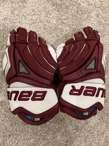 Bauer One95 Gloves UMass Massachusetts NCAA