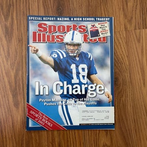Indianapolis Colts Peyton Manning NFL FOOTBALL 2003 Sports Illustrated Magazine!