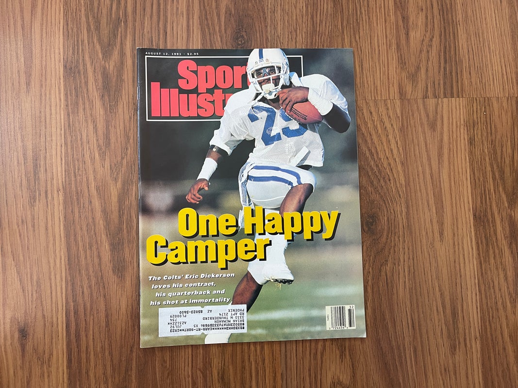 Indianapolis Colts Eric Dickerson NFL FOOTBALL 1991 Sports Illustrated Magazine!