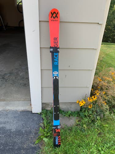 Used Kid's 2018 Volkl Racing RaceTiger 148 GS Skis Without Bindings