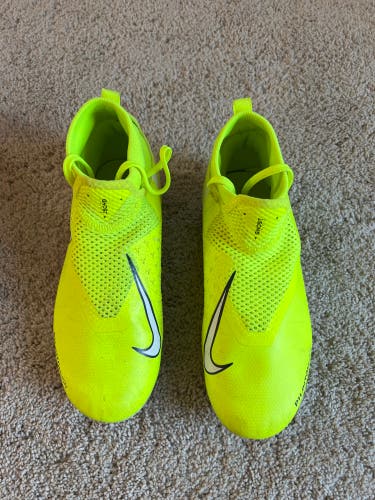 Yellow Unisex Molded Cleats Nike phantom vision Cleats