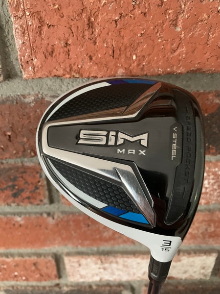 Men's Right Handed Stiff Flex 3 Wood Sim Max Fairway Wood