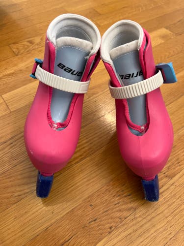 Used Bauer  Size 8 Lil Angel Hockey Skates