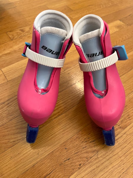 Used Bauer Size 8 Lil Angel Hockey Skates