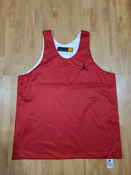 Vintage 90s Nike Air Jordan Baseball Jersey Size XLarge RED Sewn