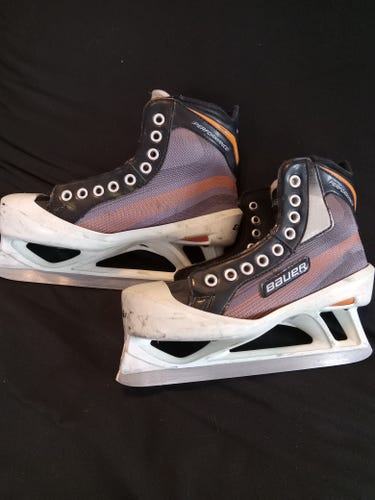 Senior Used Bauer Performance Hockey Goalie Skates Regular Width Size 6