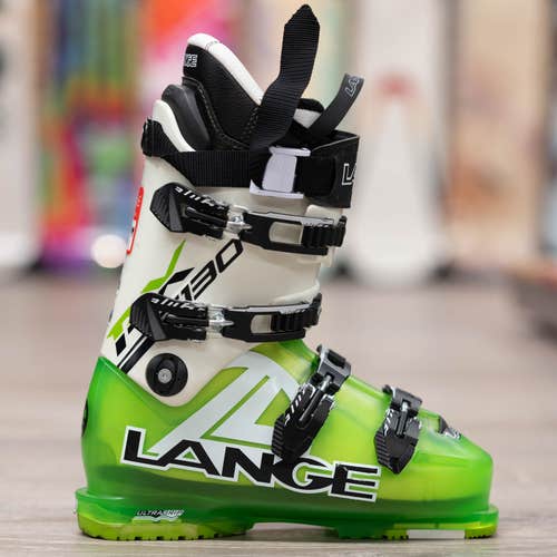 Unisex Used Lange All Mountain RX 130 Ski Boots Stiff Flex