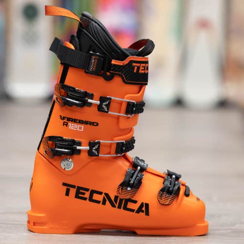 Unisex New Tecnica Racing Firebird R 120 Ski Boots Stiff Flex