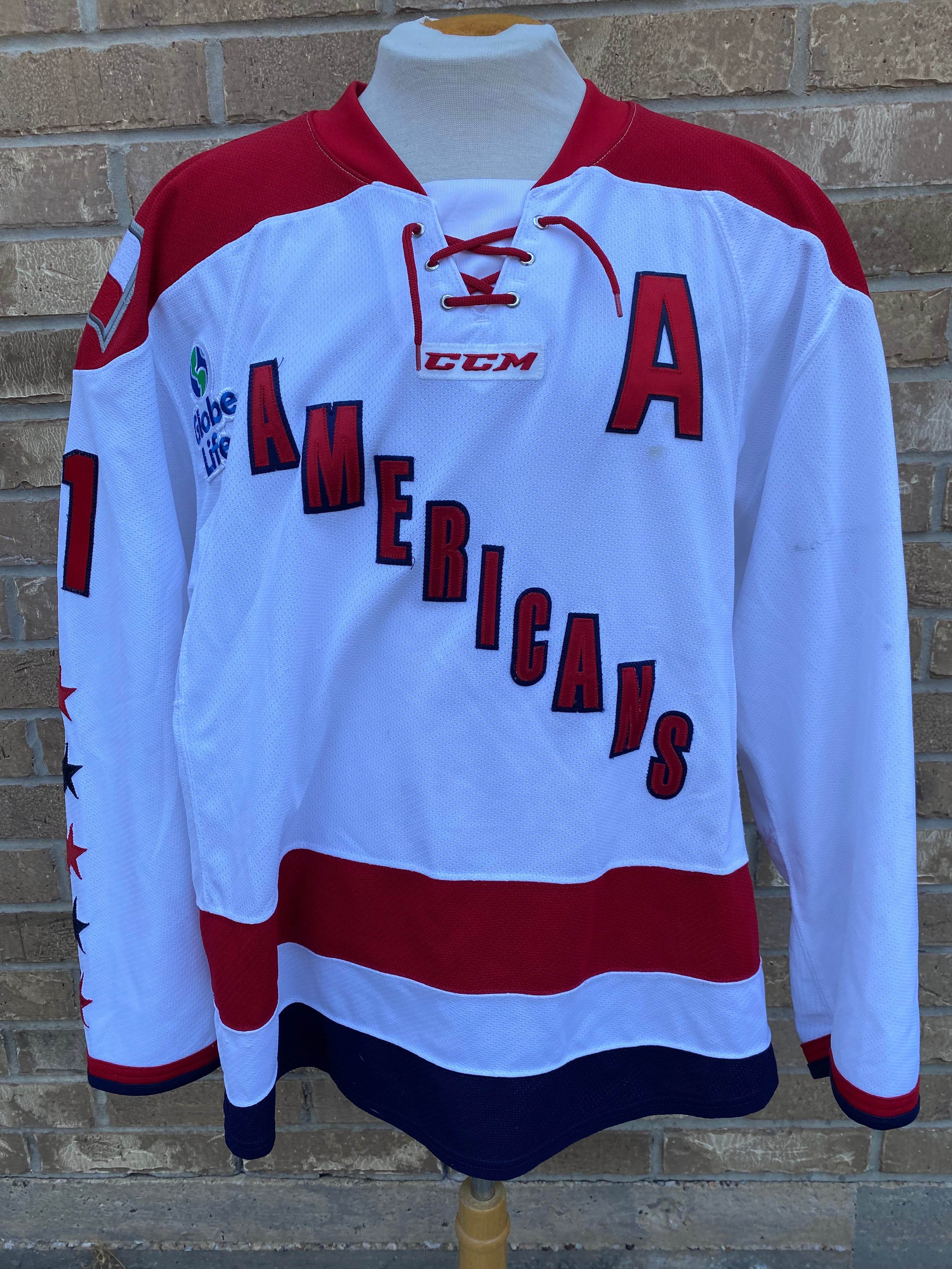 2011 All-Star Authentic Jersey - White - 58 – ECHL