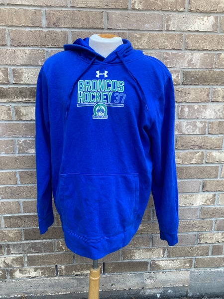 Under Armour UA Swift Current Broncos Royal Blue Hoodie 8966