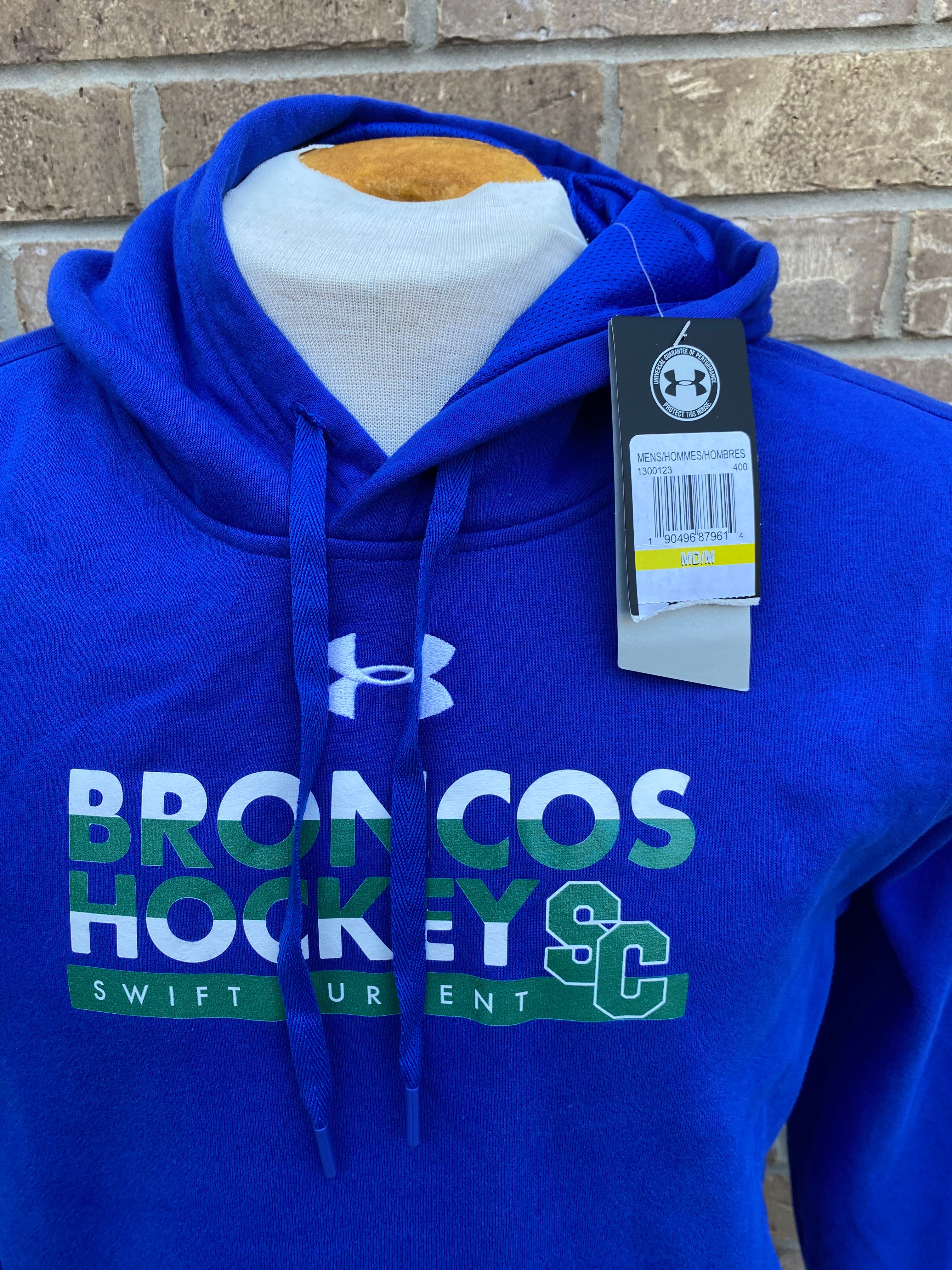 Under Armour UA Swift Current Broncos Royal Blue Hoodie 8966