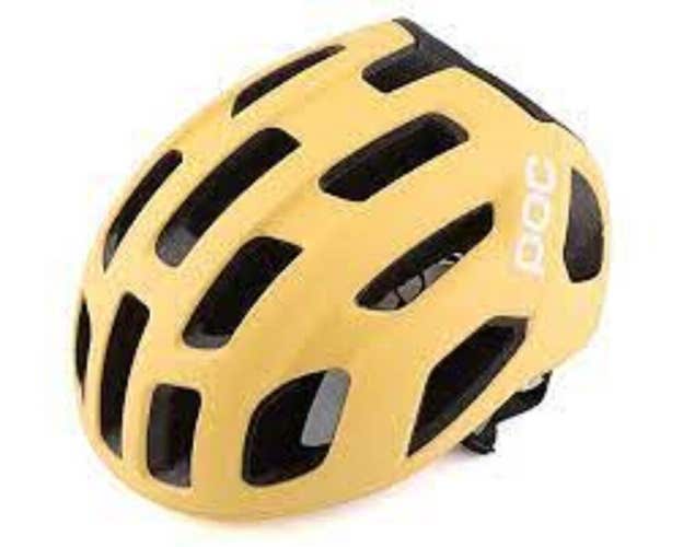 NIB POC Ventral Air Spin Road Bike Helmet Sulfur Yellow Matte Size Small (50-56)