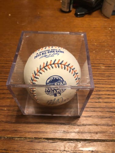 Mike Trout autograph baseball