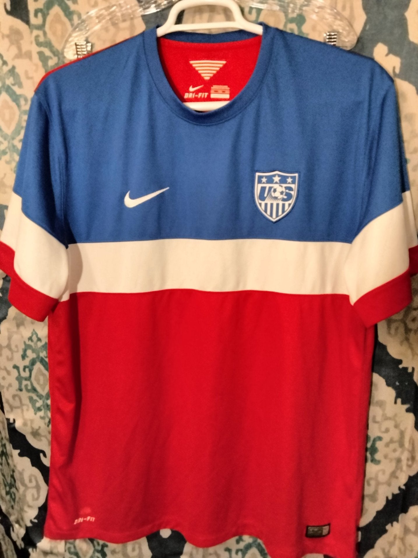 Team USA 2014 World Cup "Bomb Pop" Fan Soccer Jersey SidelineSwap