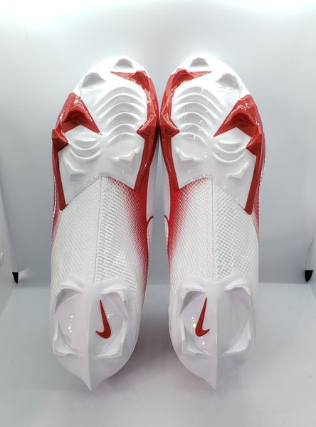 Nike Vapor Edge Pro 360 Football Cleats White/Red Mens Size 16 AO8277-102