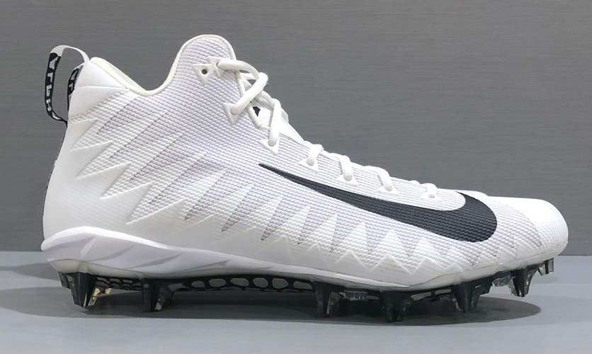 Nike Alpha Menace Pro MID TD P Football Cleats White AJ6604-102 Men's size 15.5
