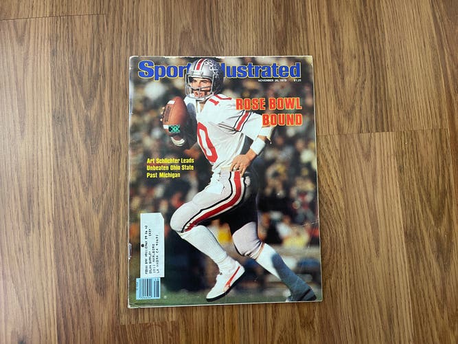 Ohio State Buckeyes Art Schlichter NCAA FOOTBALL 1979 Sports Illustrated!