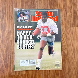Denver Broncos Tony Dorsett NFL FOOTBALL 1988 Sports Illustrated Magazine!