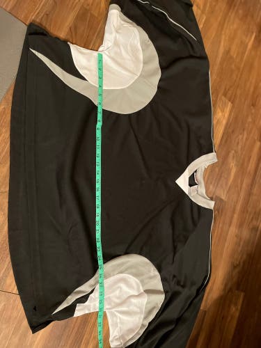 Black Used Goalie Cut  Jersey