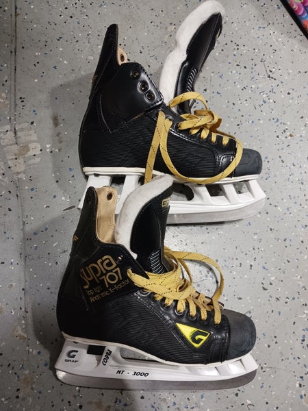 Junior Used Graf Supra 707 Hockey Skates Regular Width Size 5