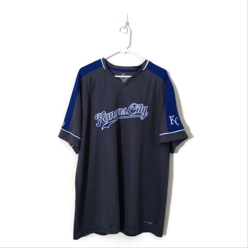 Majestic Kansas City Royals Cool Base Pullover Fan Jersey XXL