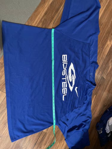 Blue Used Goalie Cut  Jersey