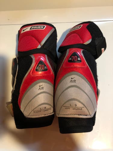Used Large Bauer  Elbow Pads