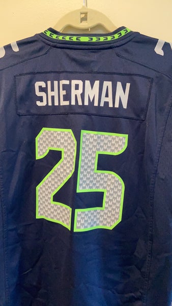 Seattle Seahawks Richard Sherman 25 Nike Jersey NFL Football Women