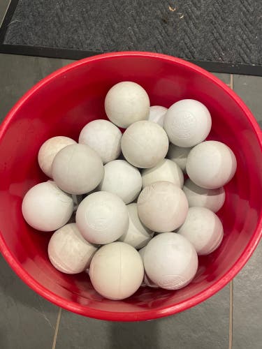 Bucket Of 44 Lacrosse Balls