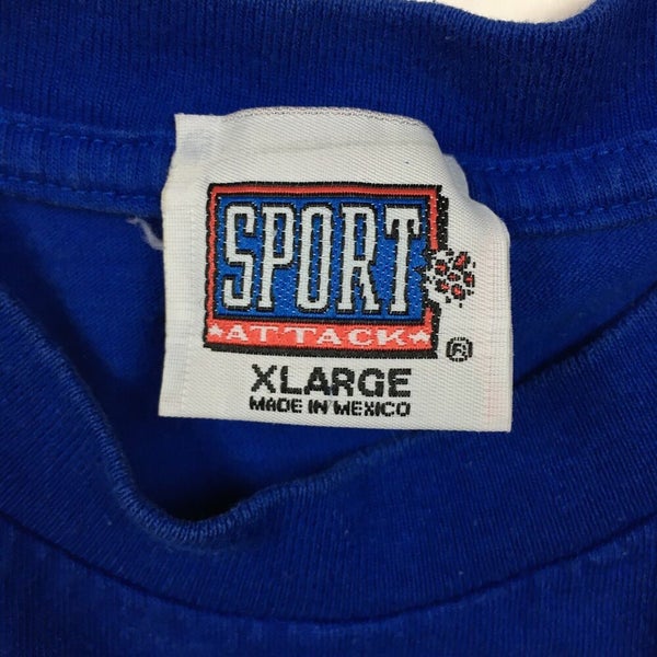 VTG Herman Moore Detroit Lions Football Jersey NFL Logo Athletic Blue Sz L  | SidelineSwap