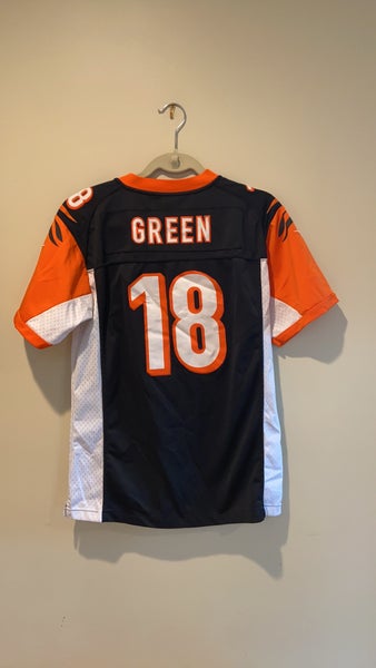 Nike, Shirts, Cincinnati Bengals Jersey 8 Aj Green Small Unisex Nfl  Football Orange White