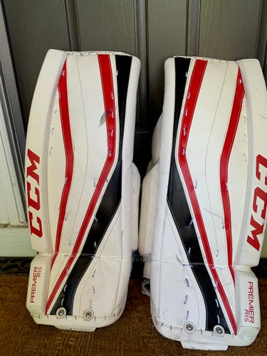 Used 28" CCM Premier R1.5 Goalie Leg Pads