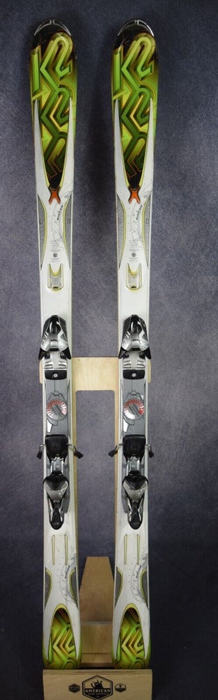 K2 AMP RICTOR SKIS SIZE 174 CM WITH MARKER BINDINGS