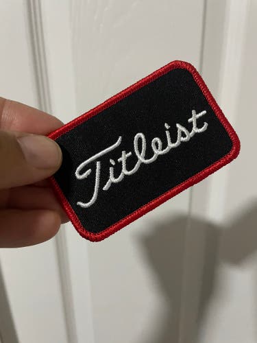 Titleist Iron On Patch New 2 Pc