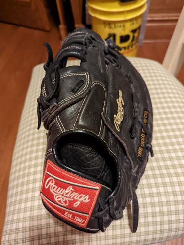 Used Rawlings Left Hand Throw First Base Gamer Baseball Glove 12"
