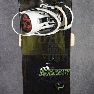 MORROW FURY SNOWBOARD SIZE 154 CM WITH RIDE LARGE BINDINGS