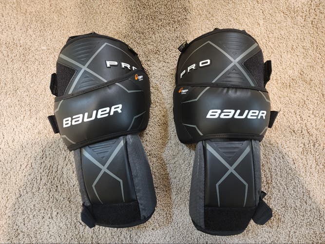 Bauer pro goalie knee pads thigh guards senior