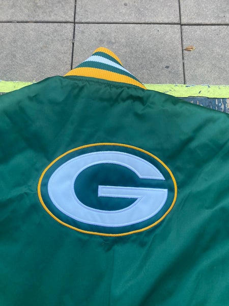 Green Bay Packers Vintage Letter Jacket Size Large