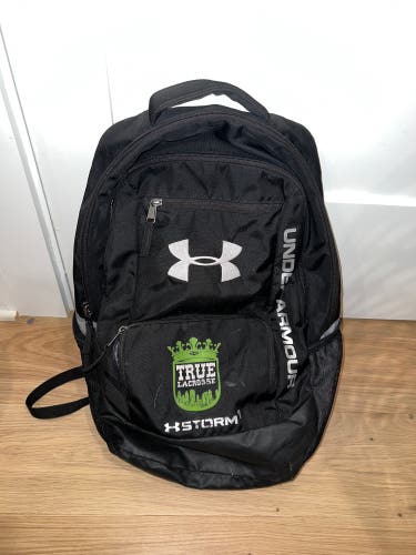True Lacrosse Black Used Under Armour Backpack Back Pack
